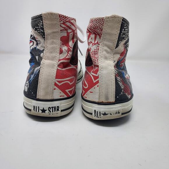 Converse DC Superman High Top Sneakers Size 10 - Picture 7 of 10
